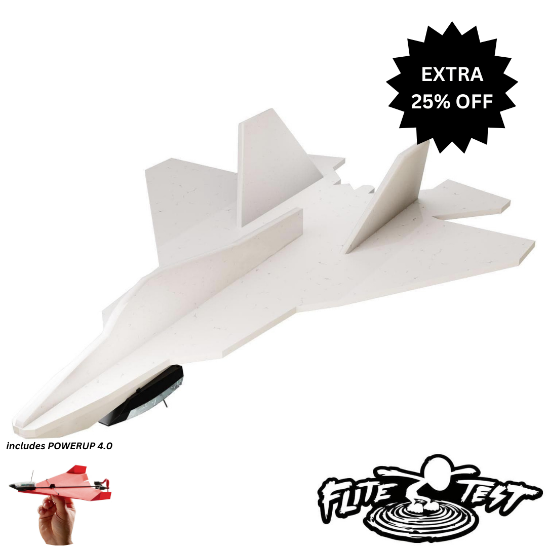 F22 RAPTOR® WITH POWERUP 4.0 AIRPLANE