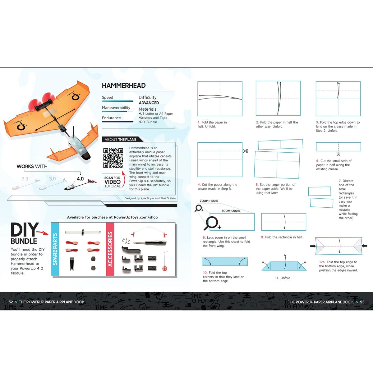 THE PAPER AIRPLANE BOOK (12 COUNT) - POWERUP®